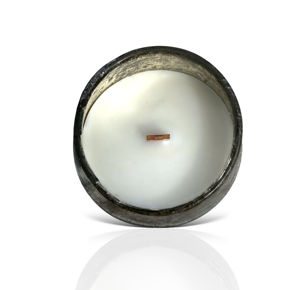 Mercury Glass Pomegranate Noir Inspired by Jo Malone Natural Wood Wick Candle - Picture 9 of 9